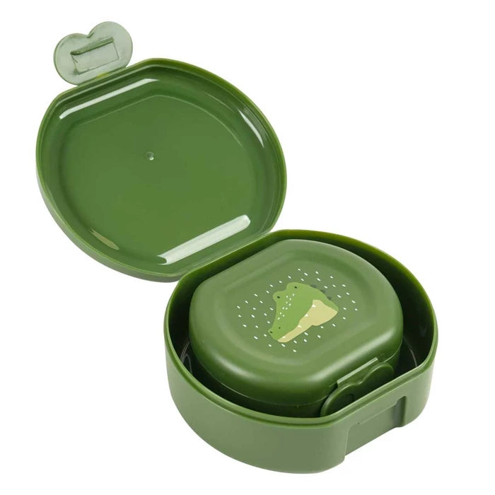 Snackbox mit Klickverschluss 2er Set Krokodil
