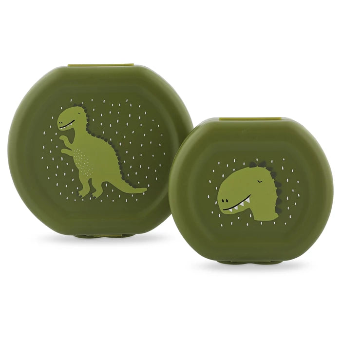 Snackbox mit Klickverschluss 2er Set Dino