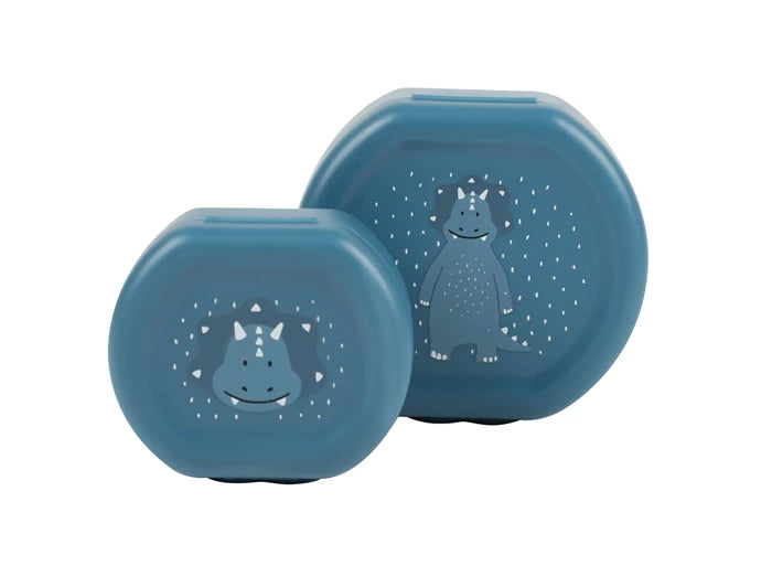 Snackbox mit Klickverschluss 2er Set Triceratops