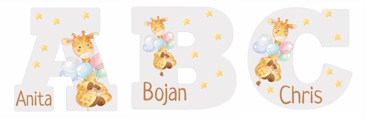 Bébé girafe