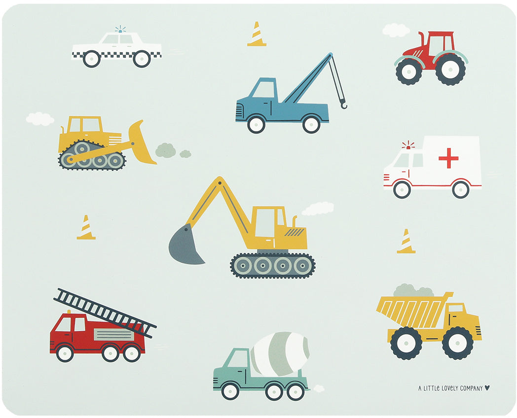 Placemat vehicles