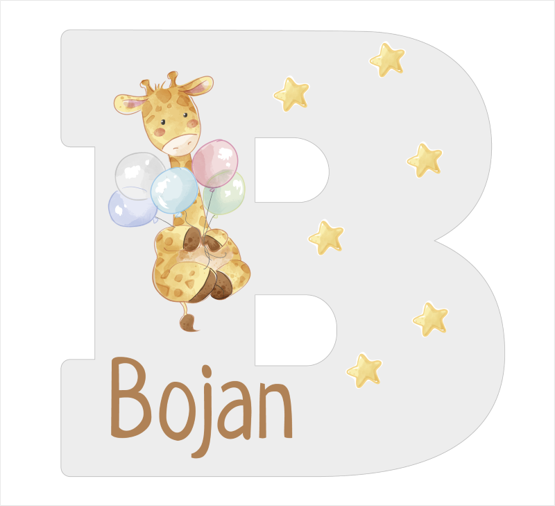 Bébé girafe