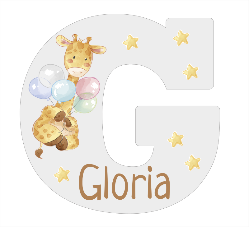 Bébé girafe