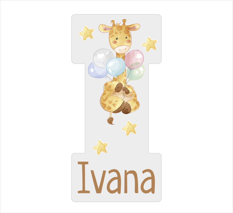 Bébé girafe