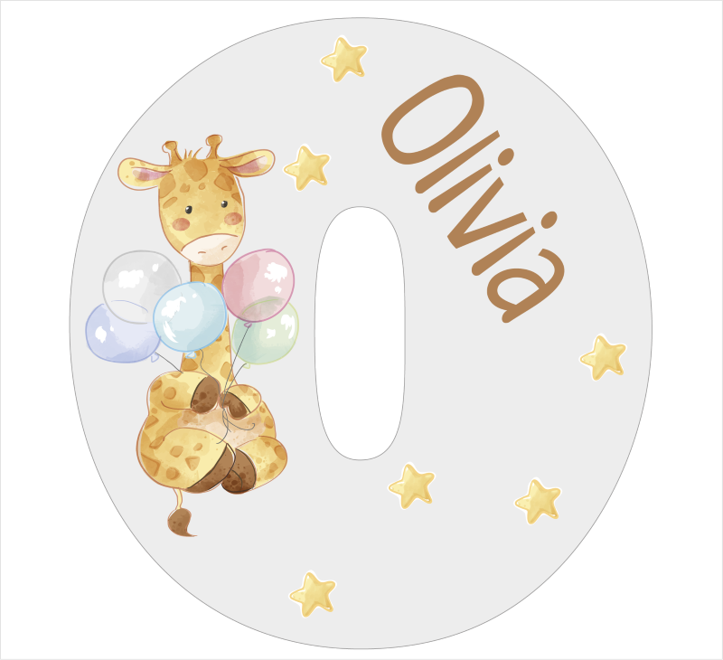 Bébé girafe