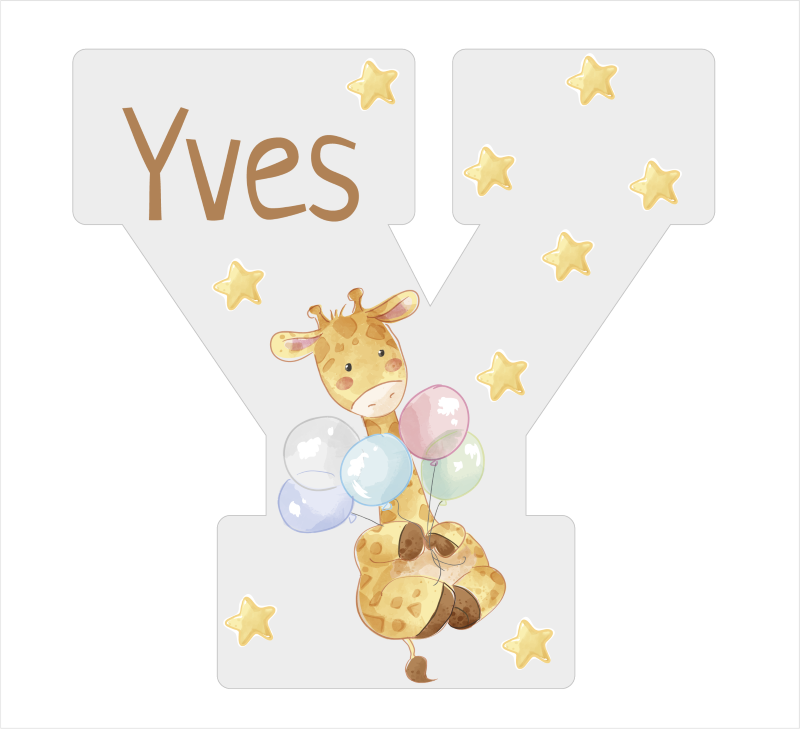 Bébé girafe