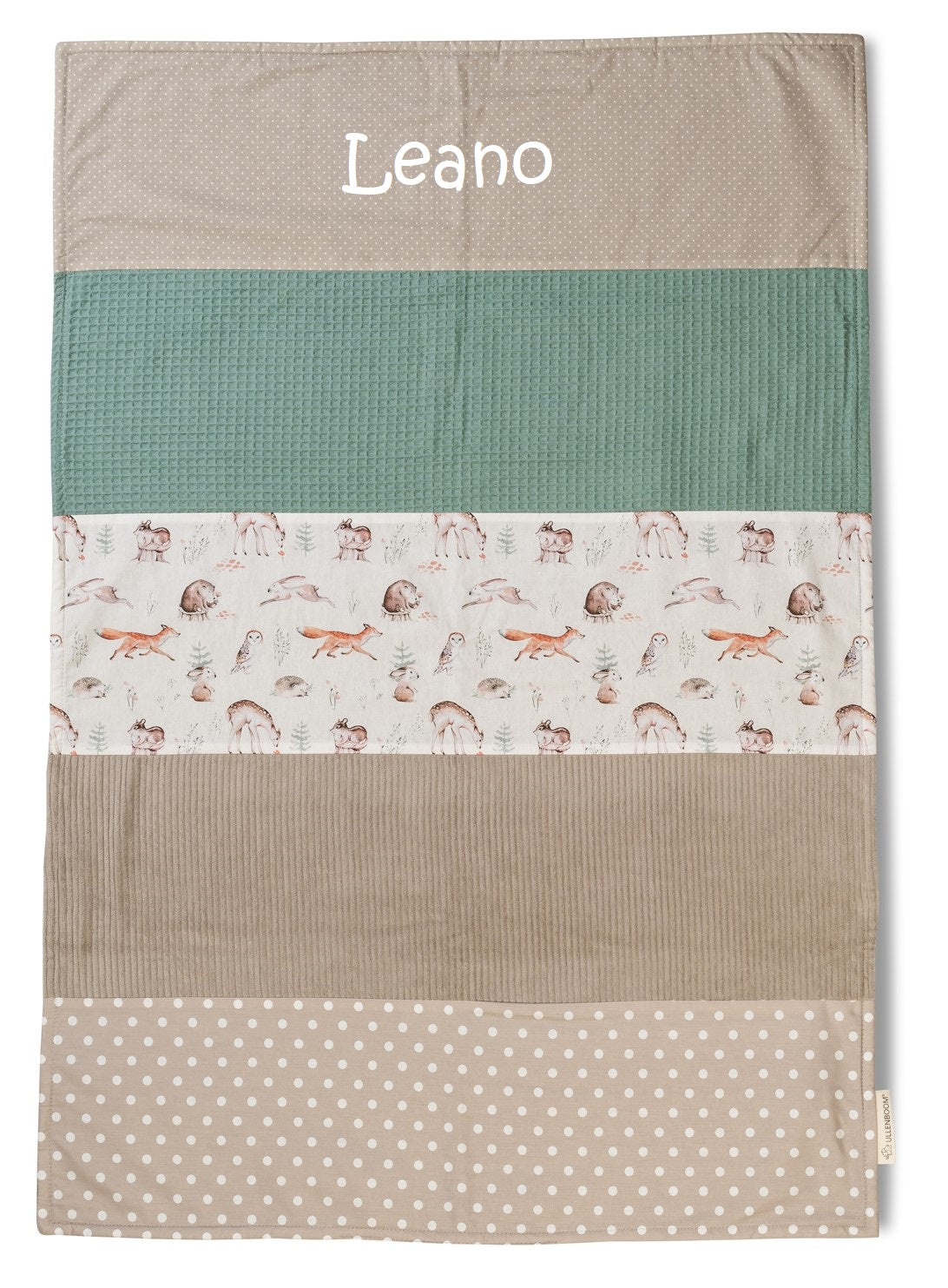 Couverture bébé et joie forestière de couverture câblée