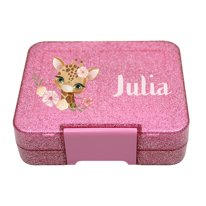Boîte Bento Moyenne - Rose Pailleté