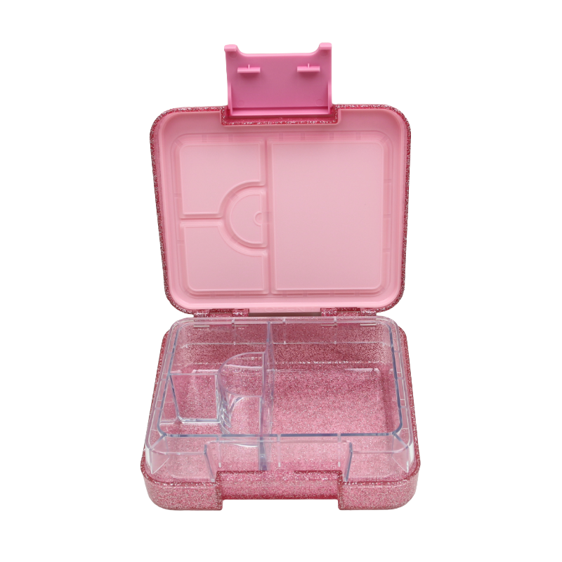Boîte Bento Moyenne - Rose Pailleté