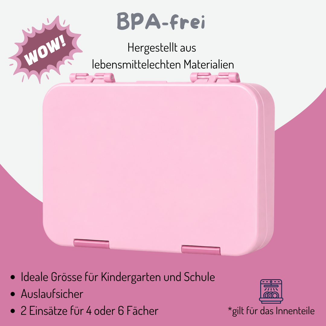 Bento Box Mittel - pastellrosa