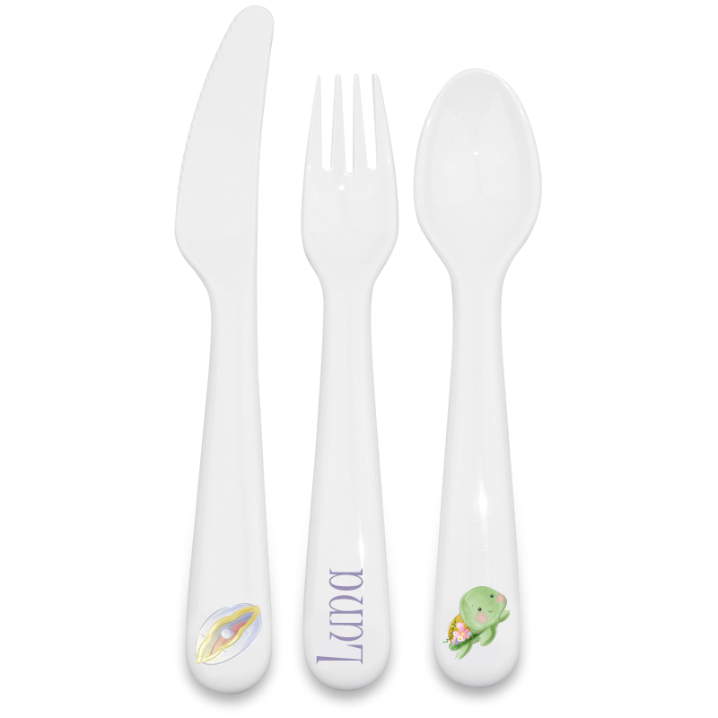 Mermaid children's cutlery