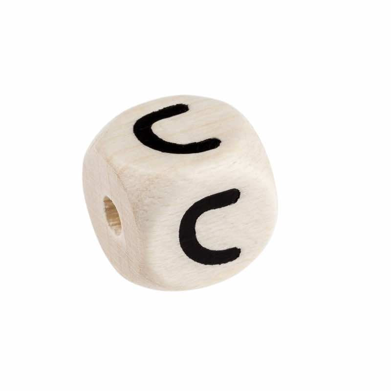 %Buchstaben Holz geprägt HELL 10mm (gebleicht)