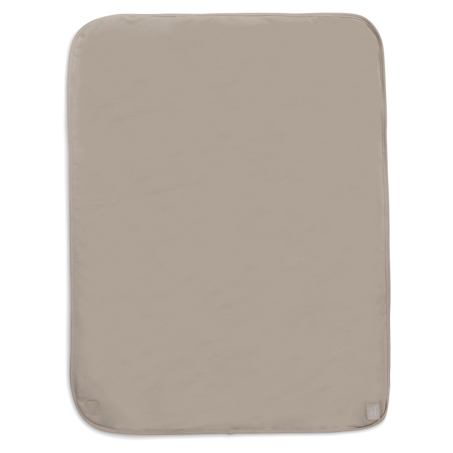 Babydecke Jersey/Sherpa sand