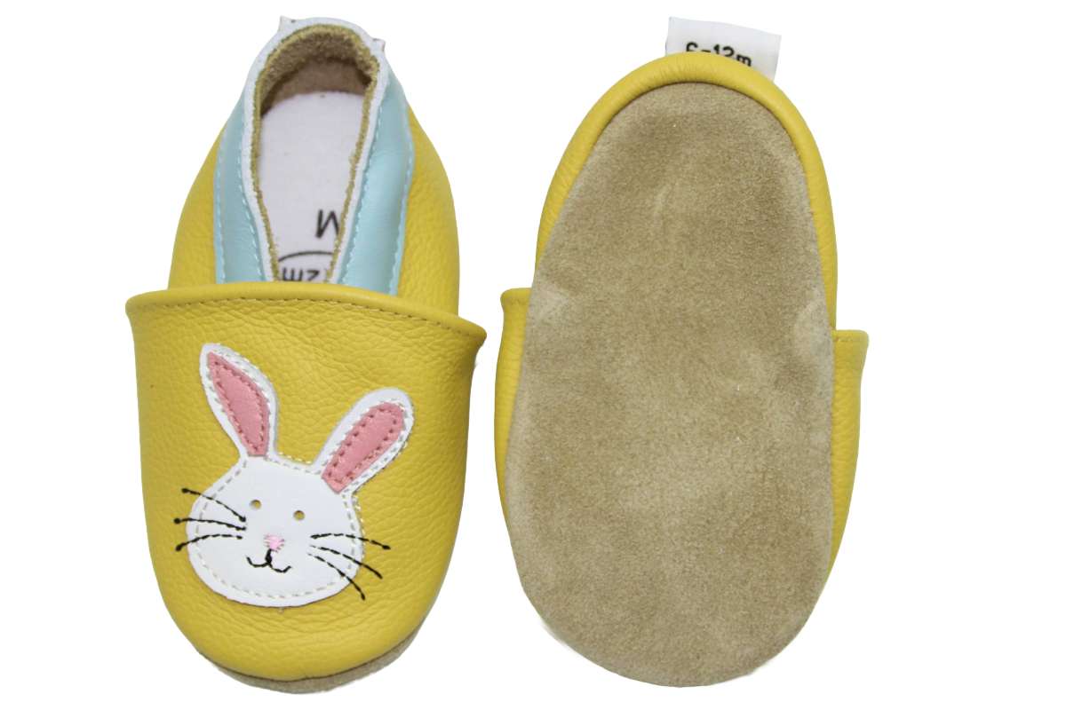 Lederfinkli 6-12 Mt. Hase gelb