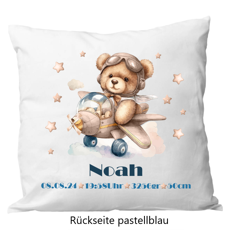 Oreiller de naissance 40x40cm