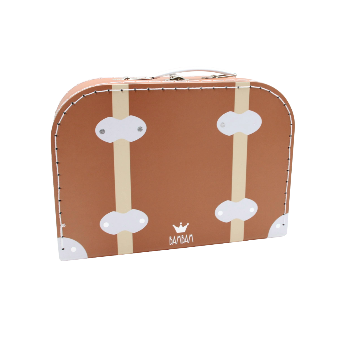 Geschenkkoffer für Babys mit einem Nuscheli und einem Abdruckset