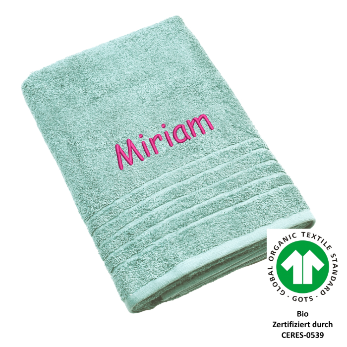 Handtuch Organic Feeling mit Name