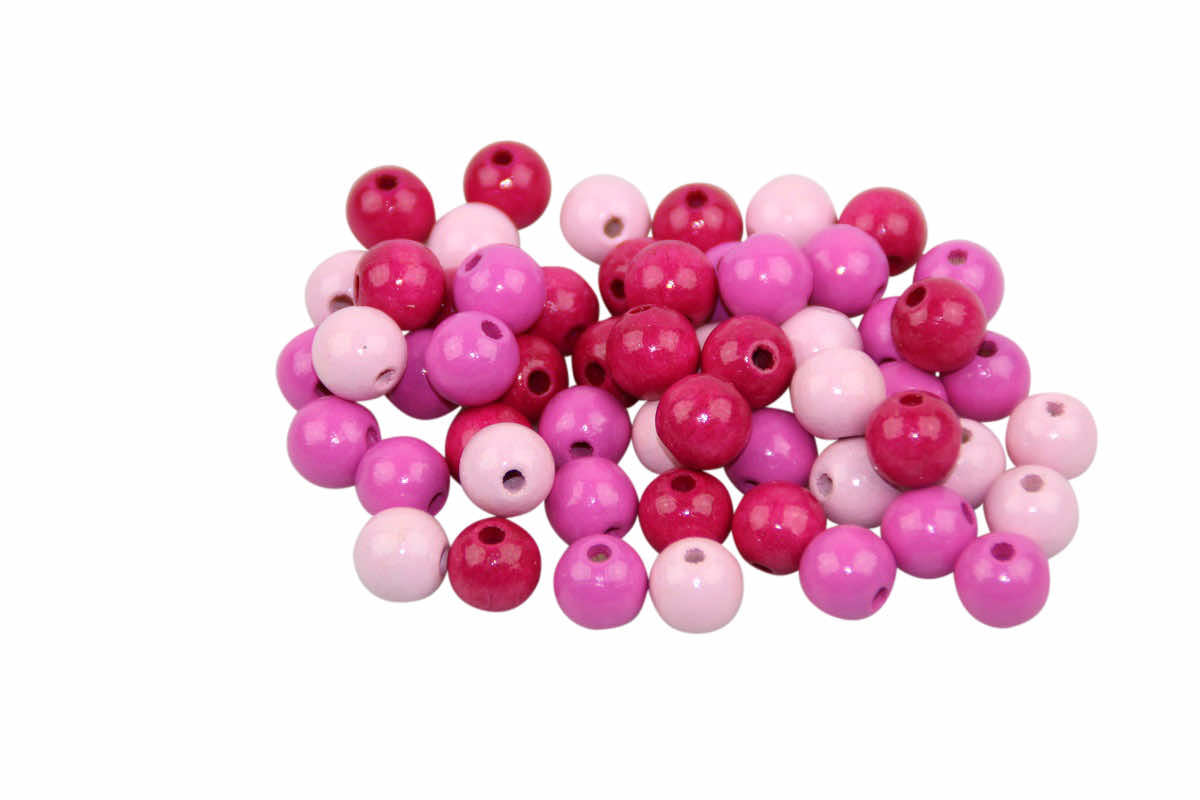 Perles de bois 8 mm
