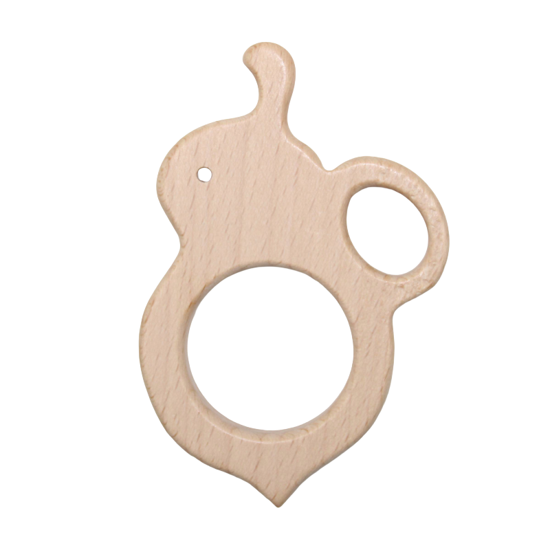 Holzring zum basteln in Bienenform für Babyspielzeug