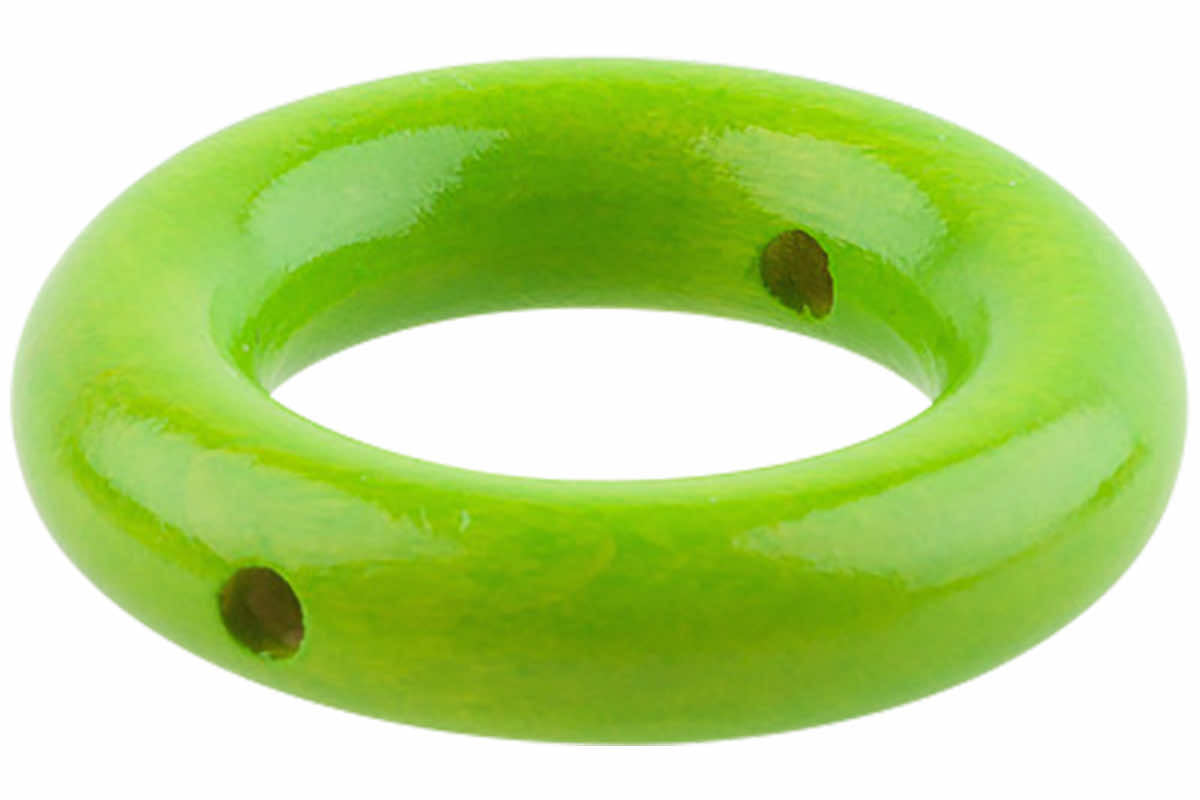 Anneaux de bois 36 mm avec trou transversal