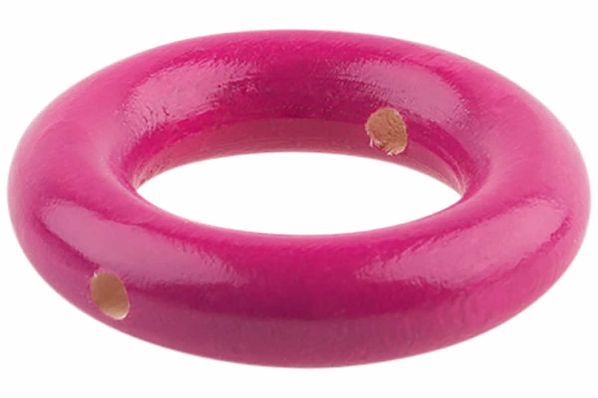 Anneaux de bois 36 mm avec trou transversal