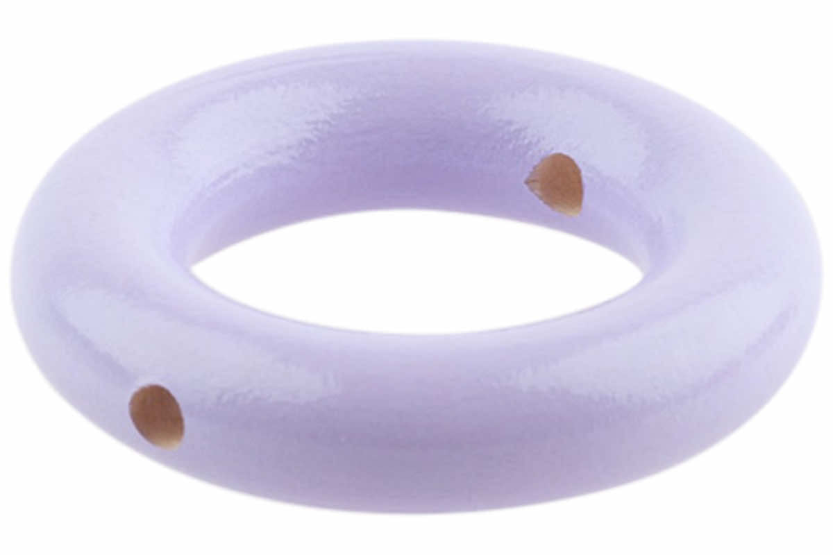 Anneaux de bois 36 mm avec trou transversal