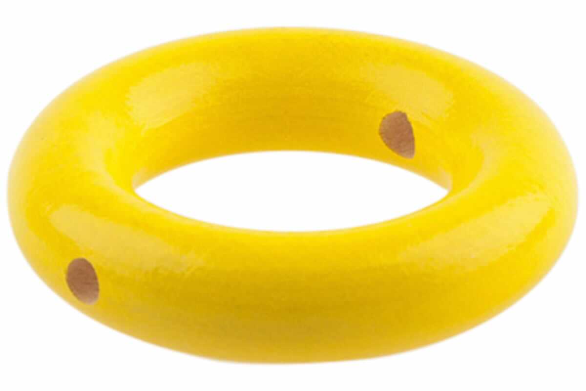 Anneaux de bois 36 mm avec trou transversal