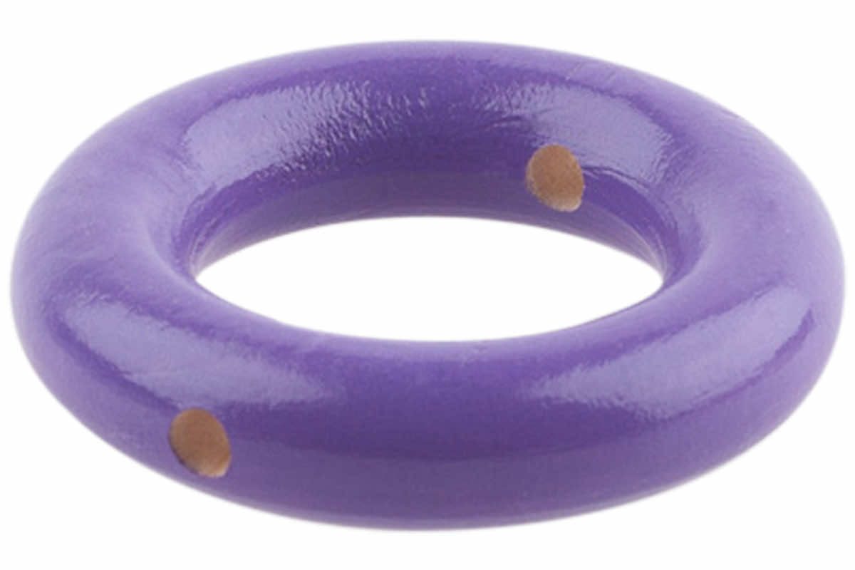 Anneaux de bois 36 mm avec trou transversal