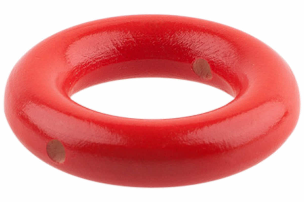 Anneaux de bois 36 mm avec trou transversal