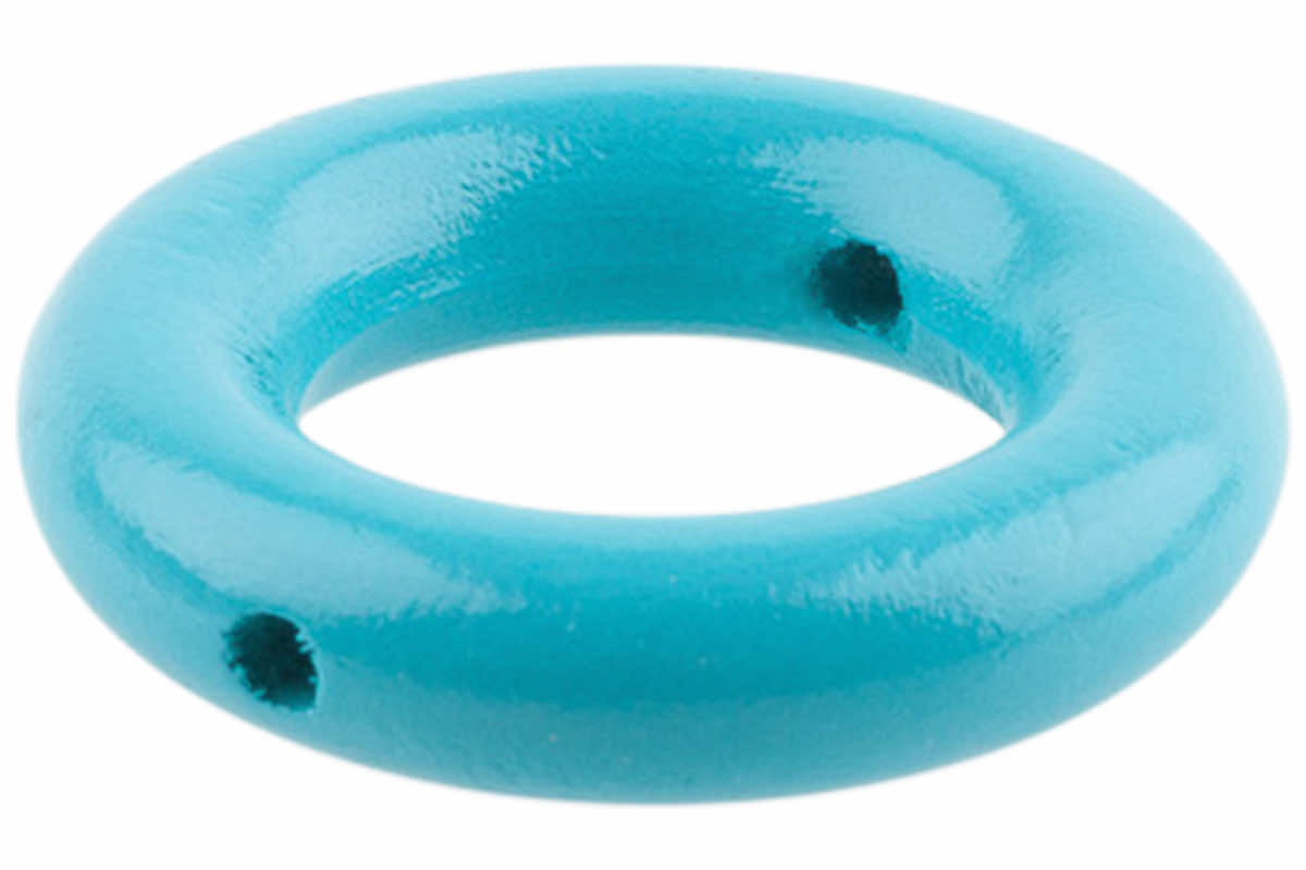 Anneaux de bois 36 mm avec trou transversal