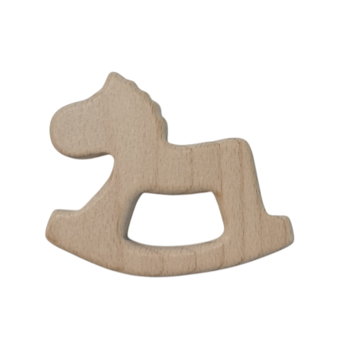 Cheval à bascule de bague en bois