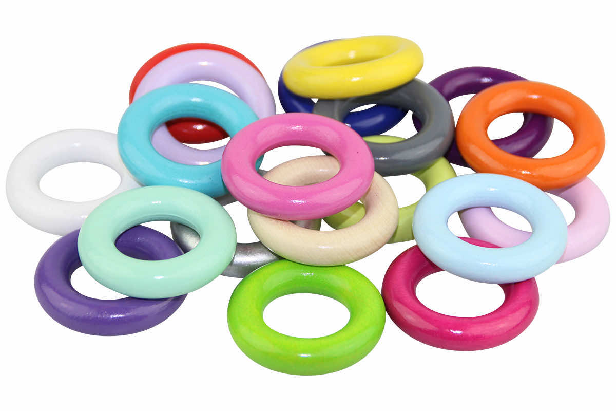 Anneaux de bois 36 mm sans forage