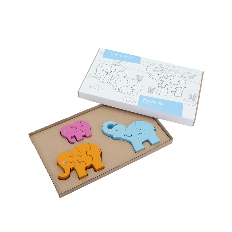 Holzpuzzle Elefanten