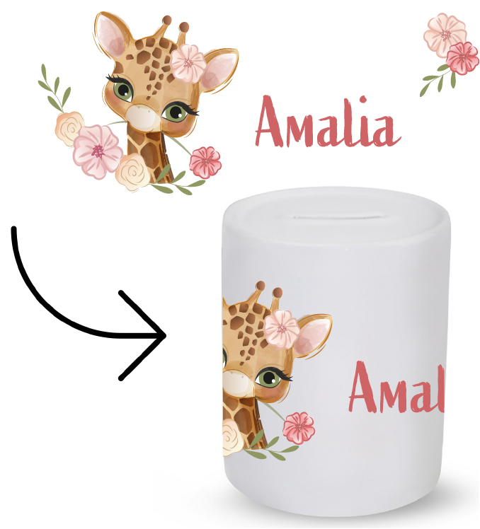 Cash box Giraffe Girl