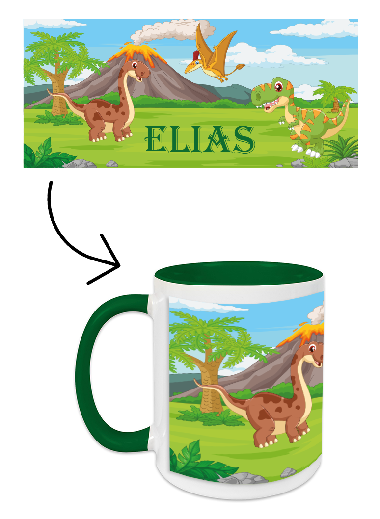 Tasse Dinosaurier