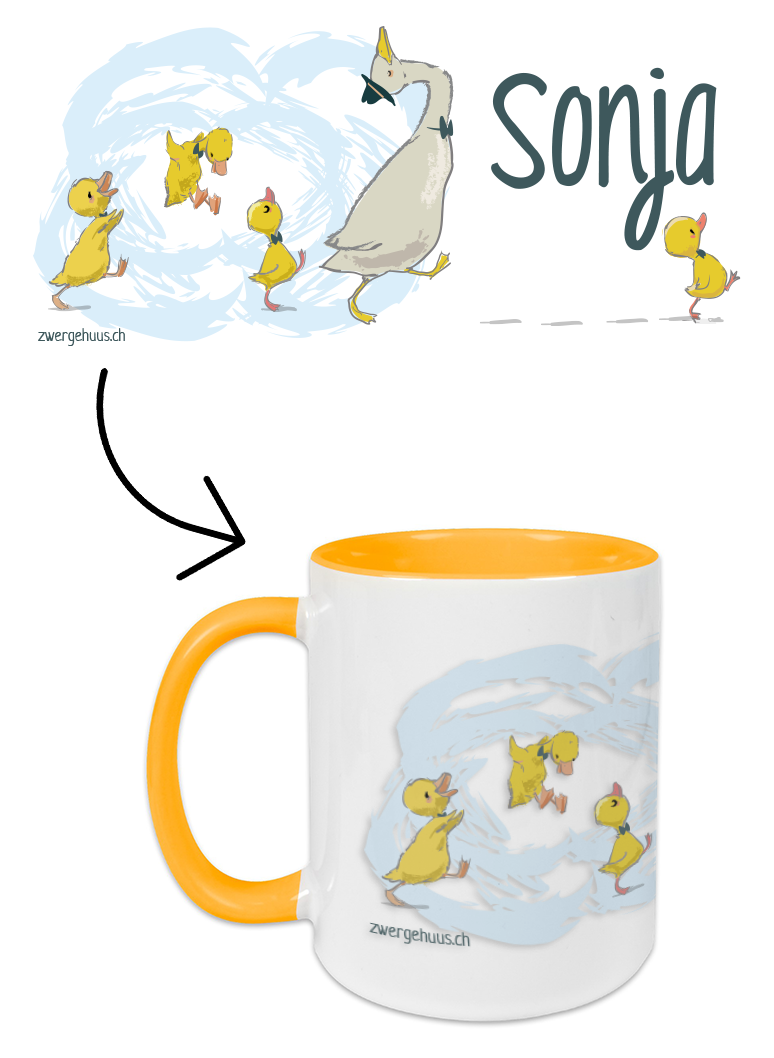 Tasse Gänsemarsch