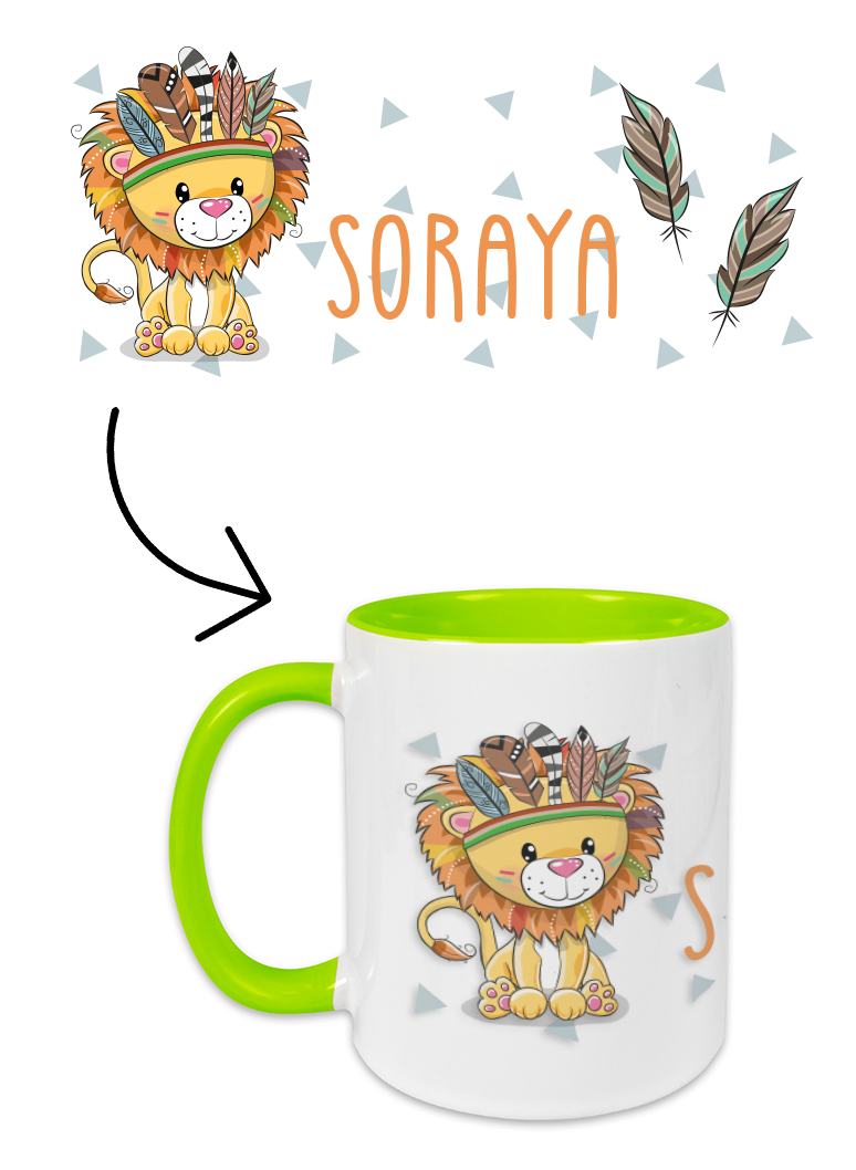 Tasse Löwe