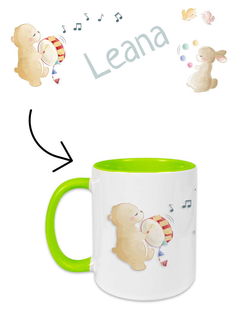 Circus animals mug