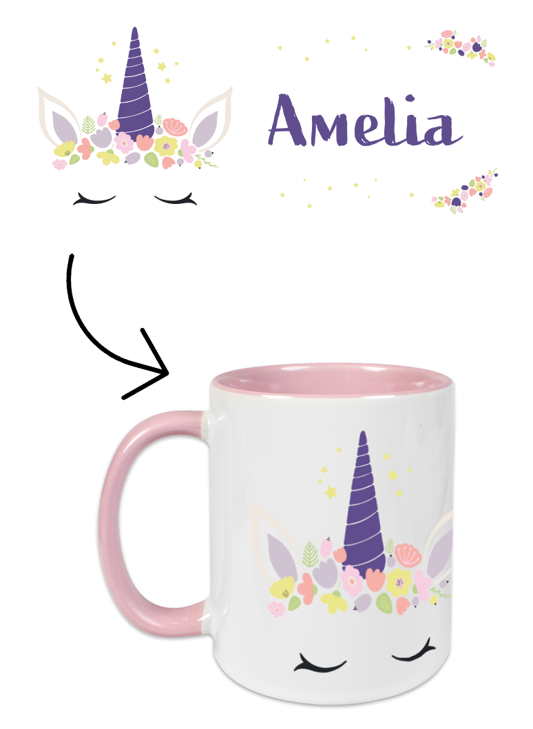 Tasse schlafendes Einhorn