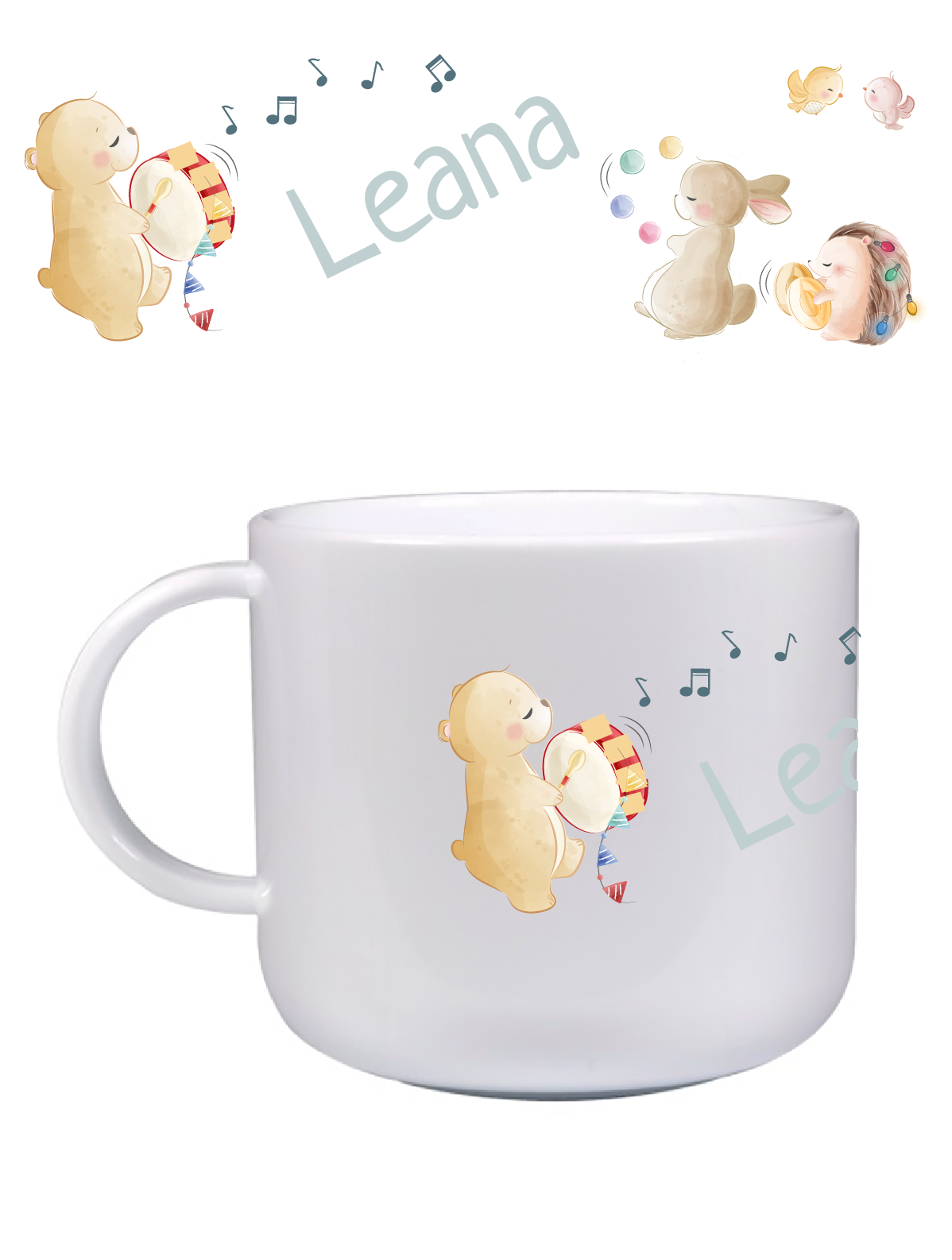 Kindertasse Zirkustiere