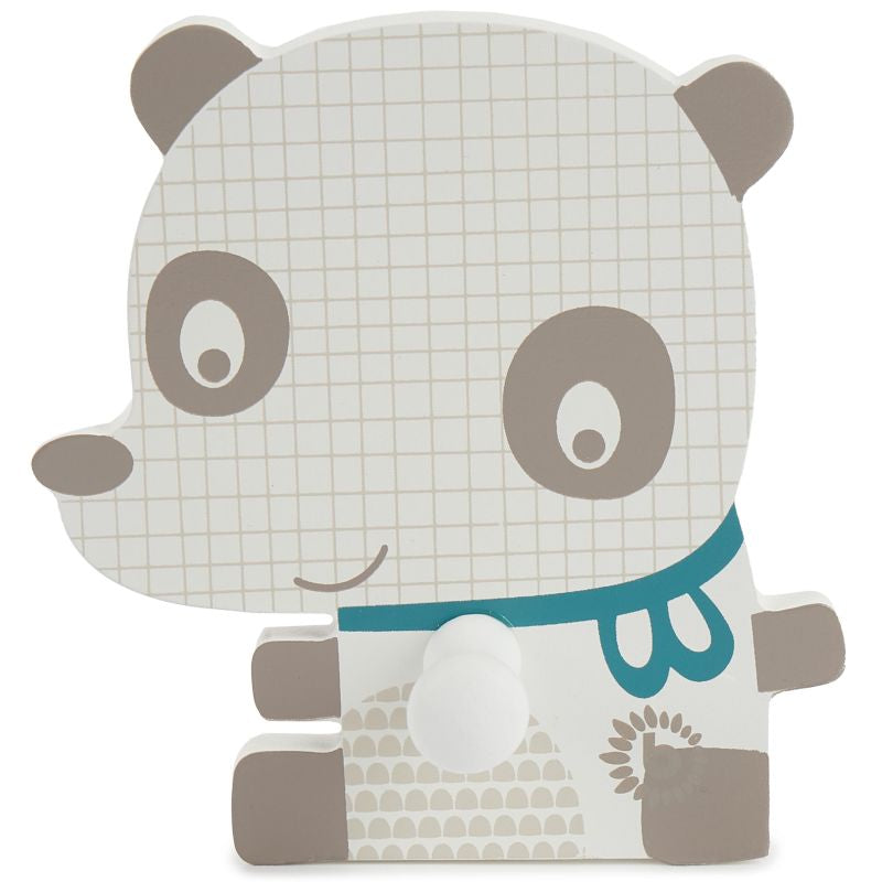 Panda à crochet mural