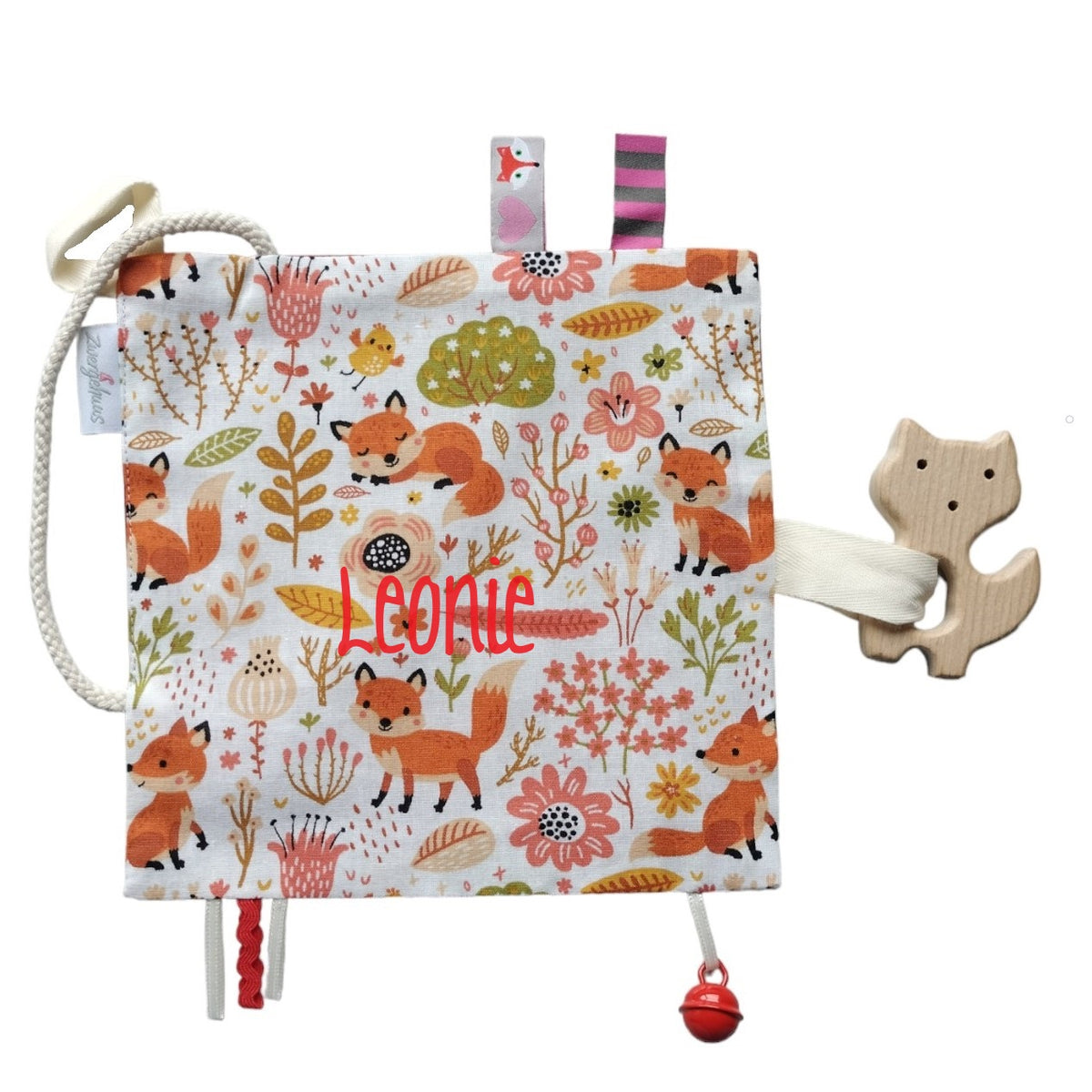 Crackle cloth fox orange
