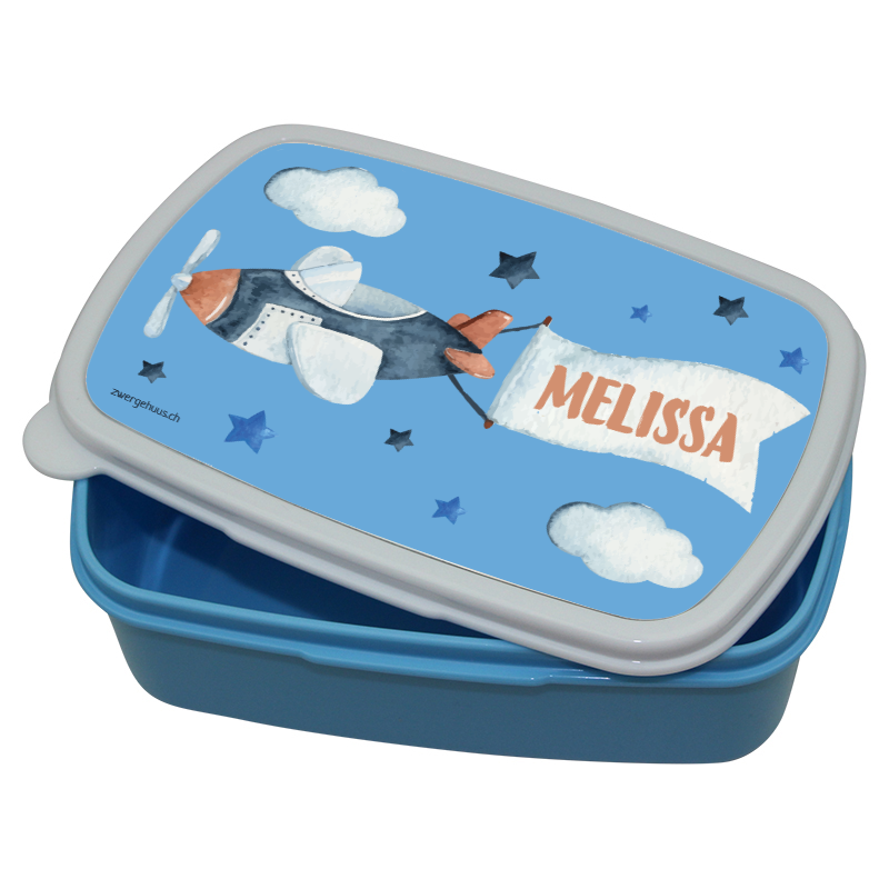 Lunchbox Kunststoff Flugzeug