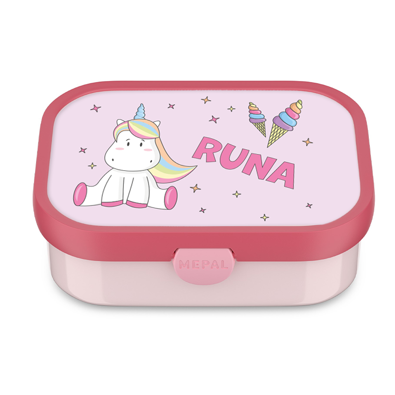 Mépal znünibox licorn rose