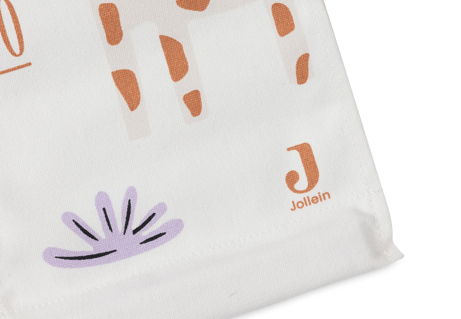 Messlatte aus Stoff für Kinder bedruckt mit Jungle Jambo und Tieren