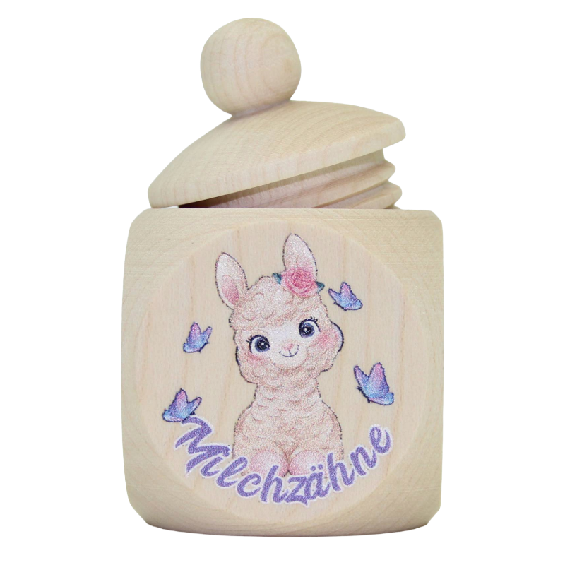Milk tooth box llama