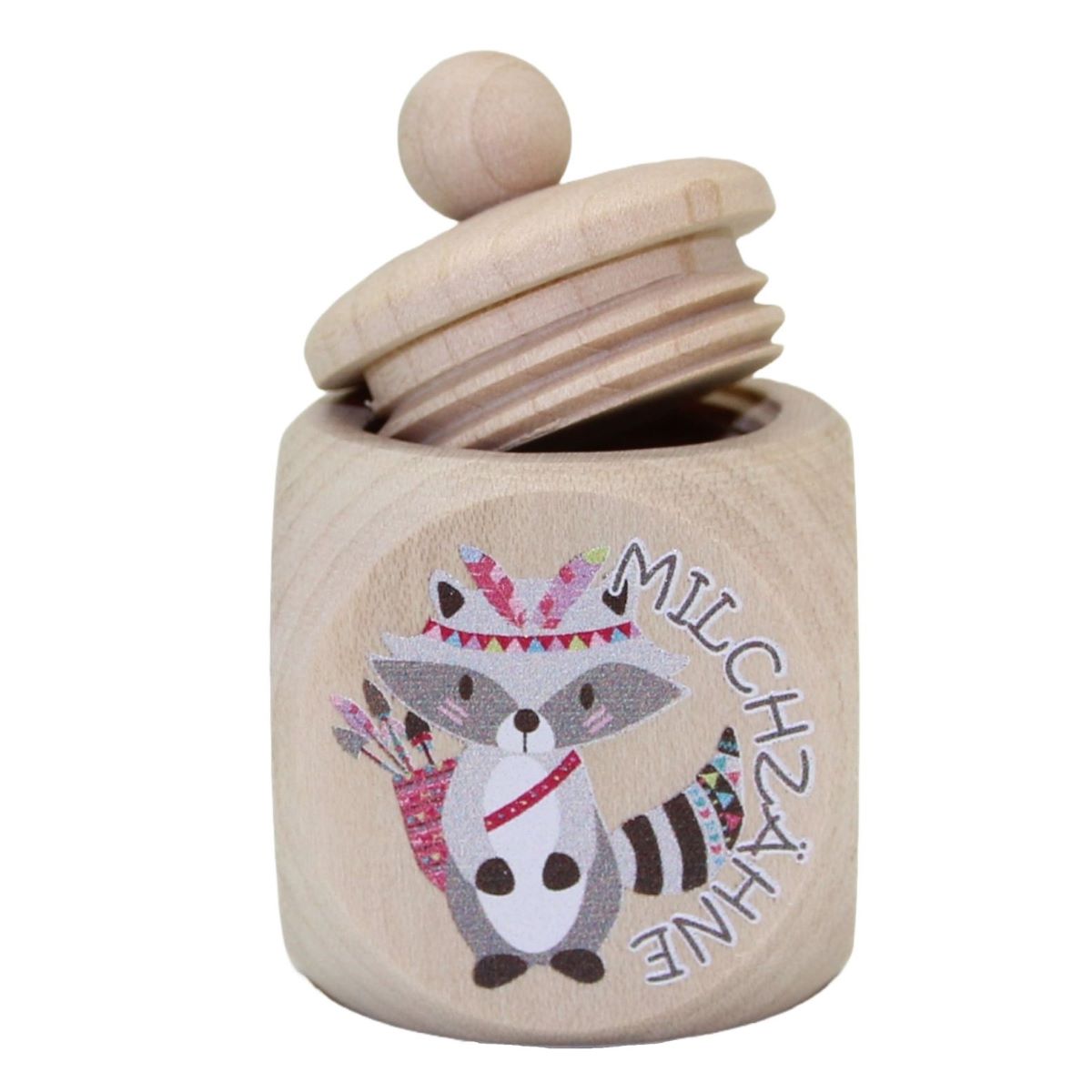 Milchzahndose Boho Waschbär