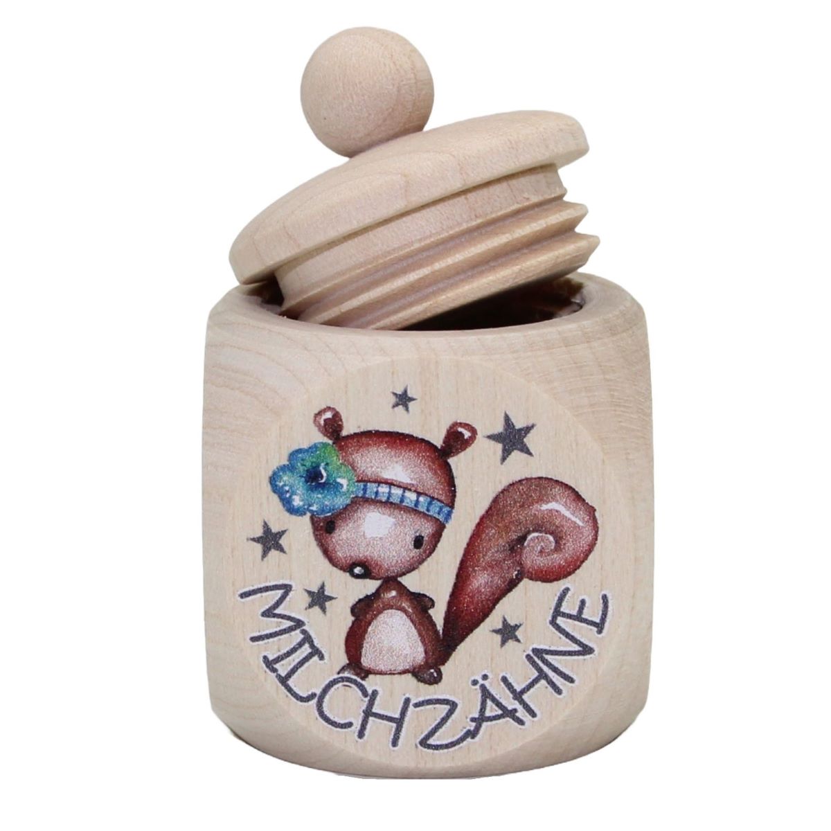 Milk tooth box squirrel
