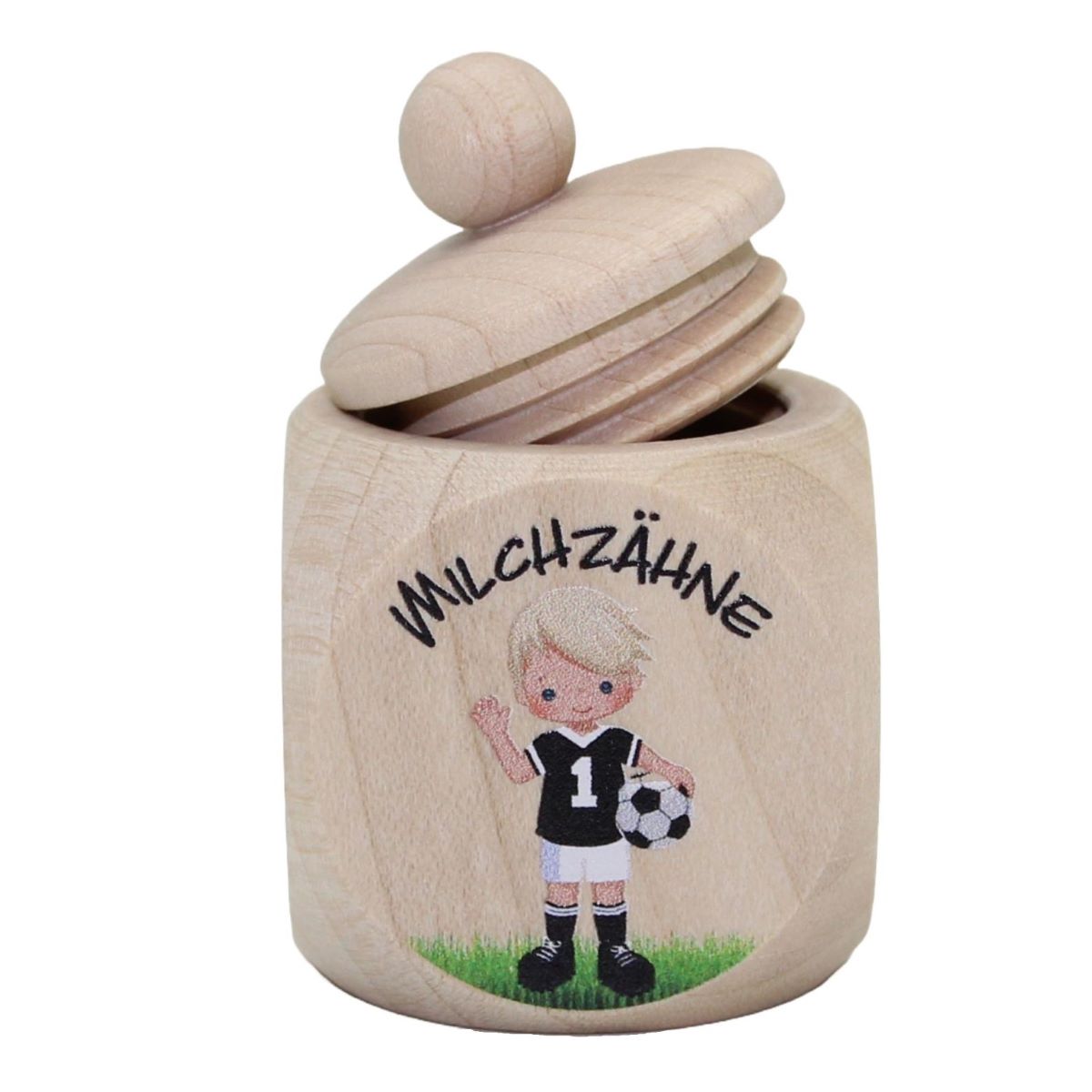Footballeur de la boîte à lait