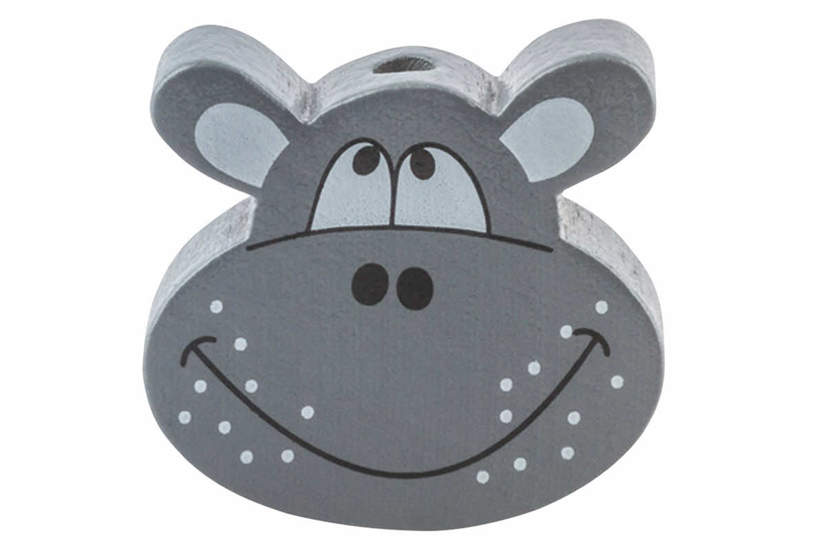 Motivperlen Hippo